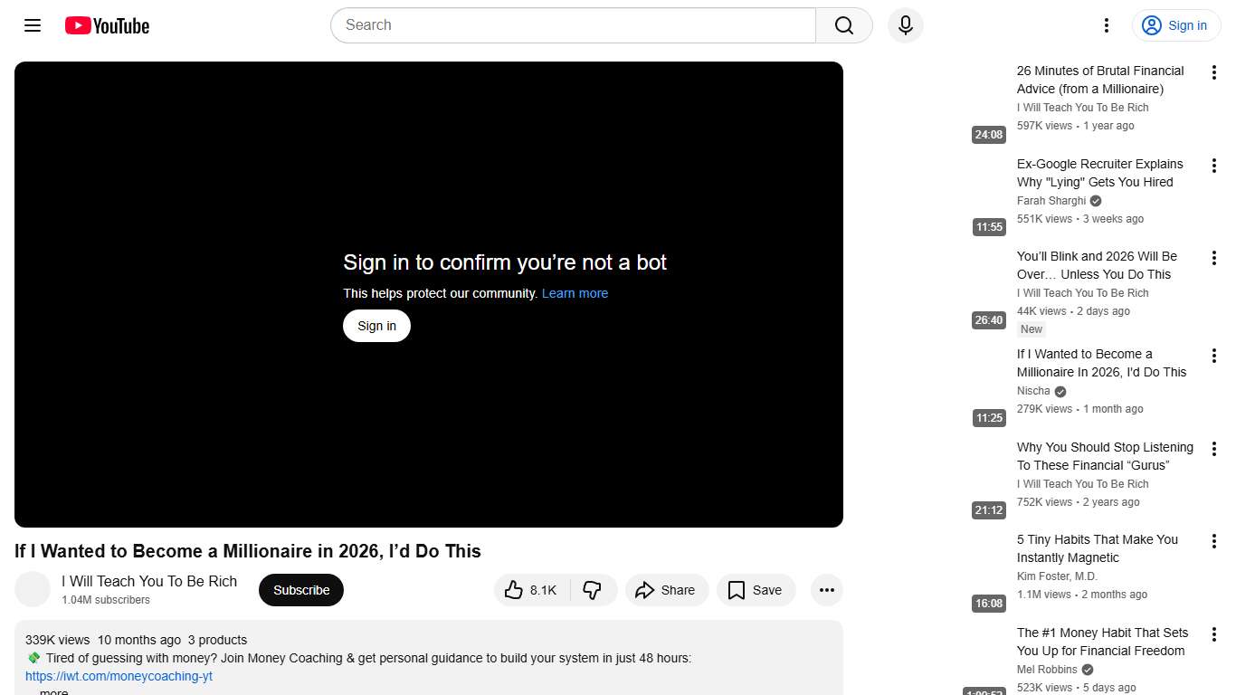 If I Wanted to Become a Millionaire in 2026, I’d Do This - YouTube
